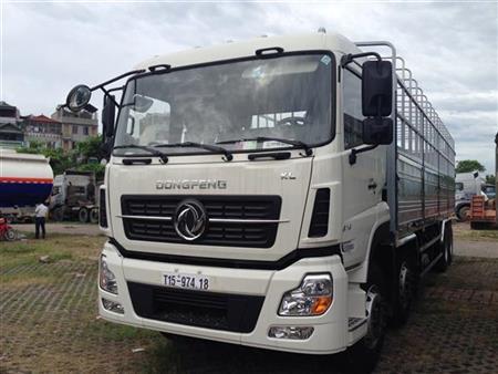 Xe tải thùng 4 chân L315 17.85 tấn DongFeng Hoàng Huy